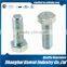 High quality 2-1/2 hex cap screws TYPE1 ASTM A490 zinc nickel UNC