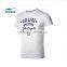 ERKE wholesale casual style summer white printed letters round neck mens cotton t shirt