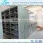 Movable steel book shelves