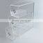 New design factory wall mounted acrylic book shelf acrylic magazine rack book case