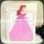 lastest new design pink princess 3D pop up honeycomb birthday card