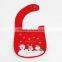 Cotton Towel Waterproof Cartoon christmas baby bibs