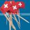 144pcs party picks wooden flag toothpicks wholesale