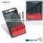 Visible hard plastic packaging box for HSS masonry hammer and wood drills FA cassette