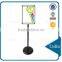 TB-LP-SB1 Silver & Black Color sign poster stands