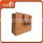 Cheap printed custom made brown shopping paper bag
