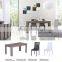 Dining Room White Leather Chairs