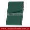 custom Leather business card holder necklace employee id leather card holder with neck strap