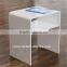 high quality white acrylic side table