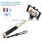New Products 2015 Innovative Product Pen Style Mini Selfie Stick With Cable, Bluetooth Monopod for OS And Android Mobile Phone