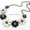 Fashion Flower Statement Necklace Jewelry