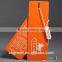 Printing branded paper hangtag with plastic lock tag