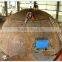 hot stamping steel hemisphere split head dome end cap for steam boiler