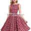 Sleeveless Cotton Vintage Swing Dress