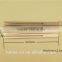 13.5 cm bamboo fruit/cocktail eating stick / fork / picker with green husk