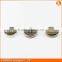 Plating sewable magnetic clothes button with 2 holes, magnet two hole buttons