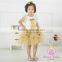2016 New arrival baby cotton top designs birthday party dress for girls,special design wedding lace baby girl tutu dress