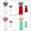 Hot sale high quality mother and daughter dressser, fashion design summer family dress set in stock