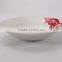 Red Cloud Elegant Ceramic Porcelain Dinnerware Set Plates And Cup