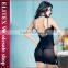 Wholesale Black Crochet Body Stocking Skirt Woman Sexy Lingerie