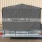 Galvanized Tandem 8X5 Trailer with Canvas Tops