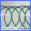 1000mm BTO-22 low price powder coating concertina razor wire(Guangzhou Manufacturer)