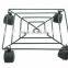 Metal Wire Flower pot rack Flower Pot Holder with Wheels