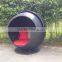 Special Design Rattan Furniture Rotatable Black Apple Sunbed