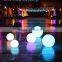 water floating outdoor multi LED lighted chrismas sphere lights with remote control