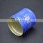 Blue aluminum cap screw cap for glass bottle