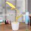 Simple Free Bird Lamp LED small table lamp bedroom bedside Foldable USB Rechargeable Lamps