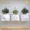 Cheap Price High Quality white planter grow bag with two handles