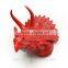 Resin wall animal head mount triceratops dinosaur head