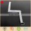 Faceout clothes stepped hanger display arm for retail store fixtures chromed finish oval tube