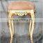 Antique European Style Gold Leaf Stool