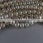 3-4mm AA white round freshwater pearl strand