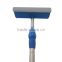 3 meter water flow car brushes and squeegee, heavy duty car wash brush