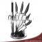 8pcs High Quality Kitchen Paring Knife Set with Crystal Block
