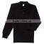 cotton pique fabric long sleeves polo shirt comfortable polo shirt