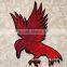 Custom high quality embroidered creative bird patch for clothes embroidery patch made in china choose size/color