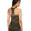 Girls military camouflage camo racer back tank tops wholesale