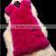 CN-R-13 China Supplier Womens Luxury Long Red Fox Gilet Real Silver Fox Fur Vests