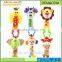 New Animal Dog Soft Stuffed Plush Crib Bed Hanging Hand Rattles Baby Toys