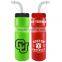 USA Made 28 oz Colored Bike Bottle Straw Lid - BPA-free, FDA compliant and comes with your logo