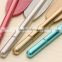 0.5mm black pen feather shape ballpoint pen plastice office stationery pen