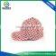 New Style Pink Color Lovely Girl Sport Caps Wholeasale made in China