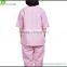 Ladies cotton Nightwear Pajama Set 100% Cotton Satin short Sleeve round Collar style Sleepwear PajamaGVXF0013