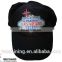 2017 HOT popular custom flat cap fitted with 3d embroidery