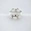 925 Sterling Silver Latest Fashion Olive Branch Cubic Open Silver Stocking Ring