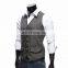 Hot Sale Fashion Polyester Material V-Neck Waistcoat Slim Vest Body Suit for Men